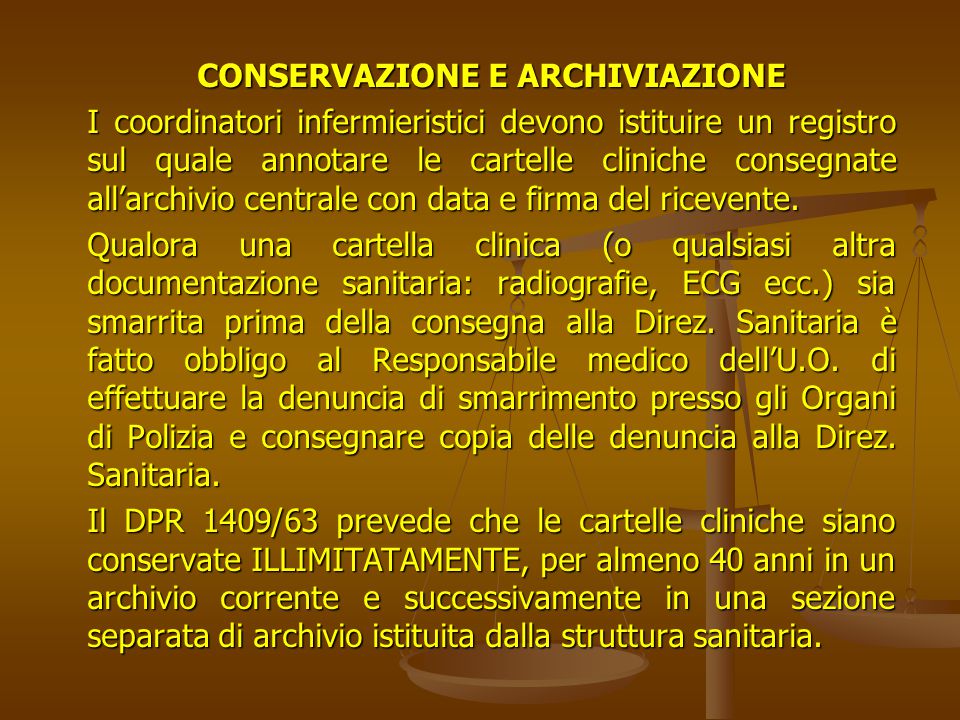 LA CARTELLA CLINICA VALORE GIURIDICO E IMPLICAZIONI MEDICO LEGALI